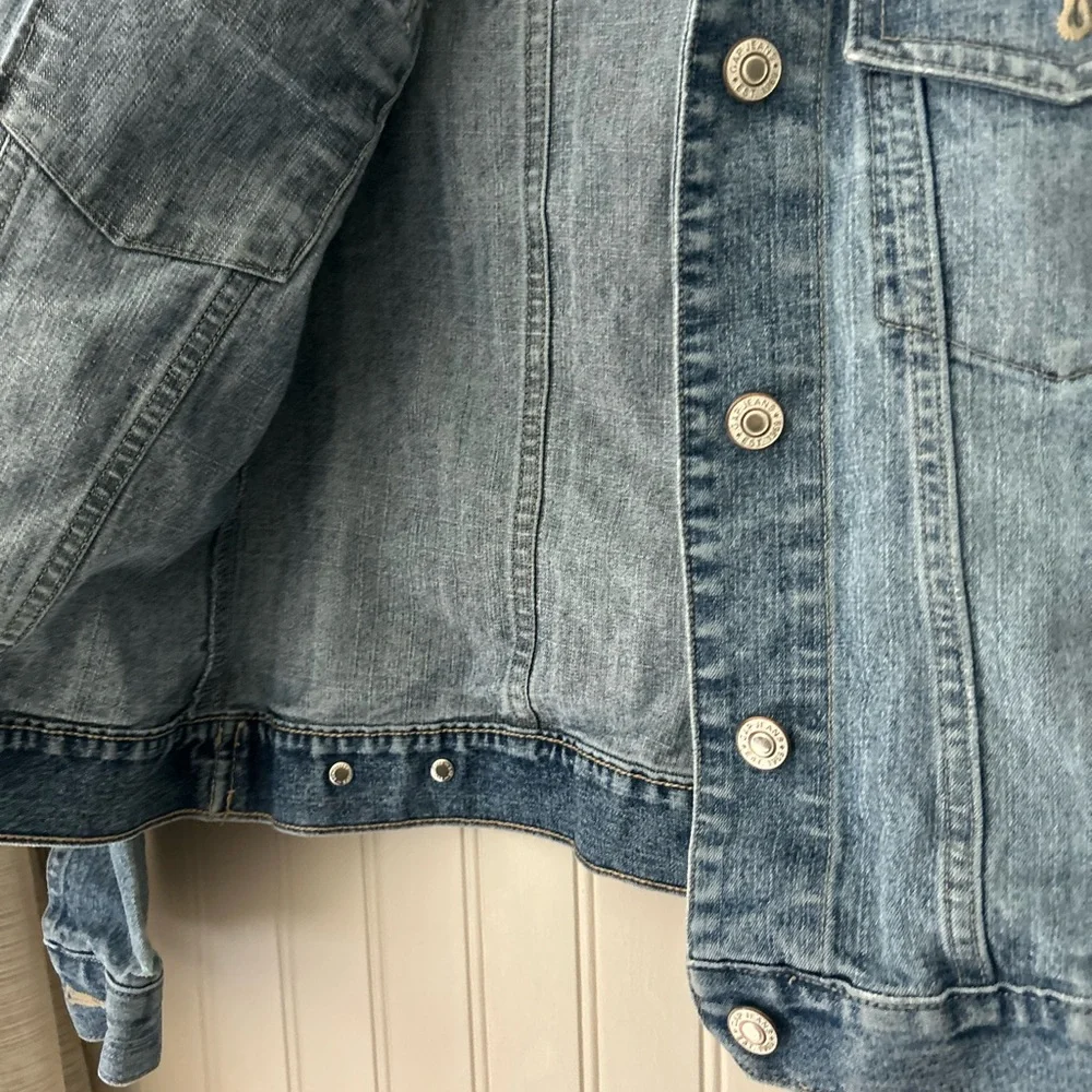 GAP Kids Light Blue Jean Jacket Size Large Girls